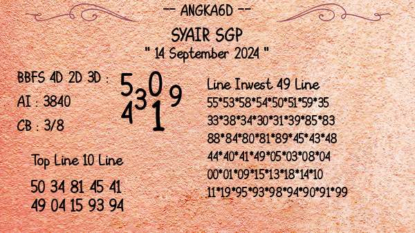 Prediksi SGP