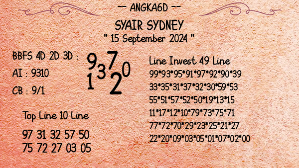 Prediksi Sydney